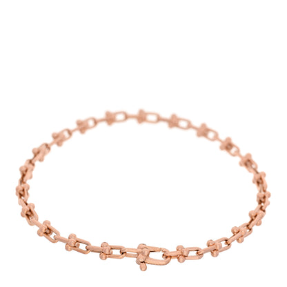 Tiffany 18K Rose Gold HardWear Micro Link Bracelet 2 of 4