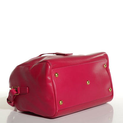 Saint Laurent Calfskin Classic Duffle 6 Fuchsia 4 of 9