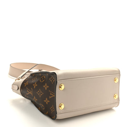 Louis Vuitton Calfskin Monogram On My Side PM Greige 4 of 9