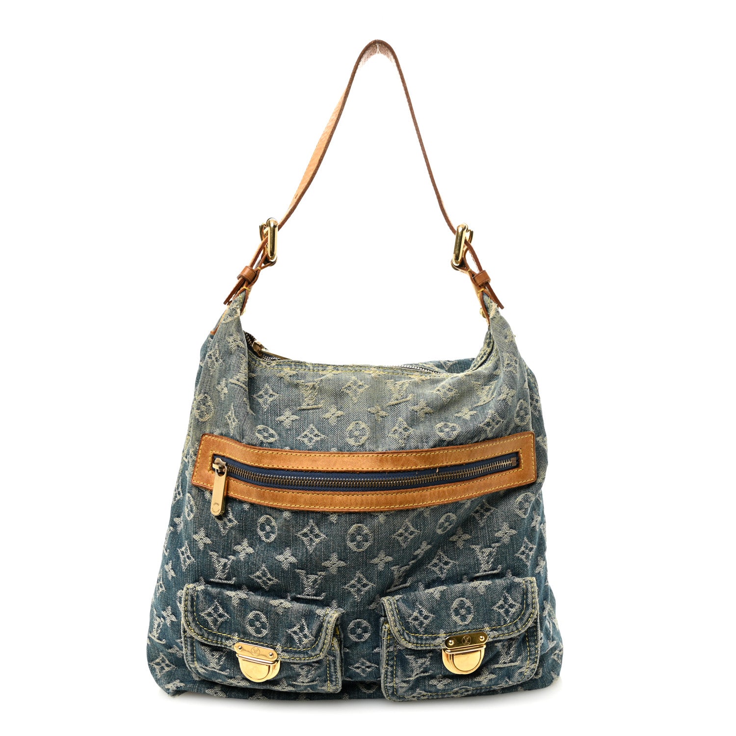 Louis Vuitton Denim Baggy GM Blue 1 of 13
