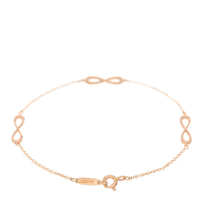 Tiffany 18K Rose Gold Infinity Endless Bracelet 2 of 4