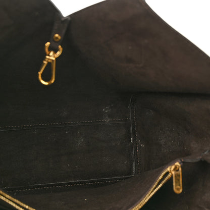 Louis Vuitton Calfskin Monogram Kimono Tote Black 10 of 14