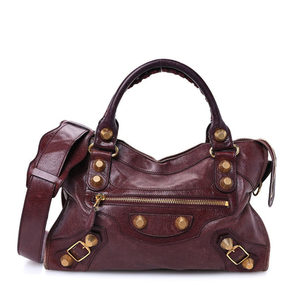 Balenciaga Agneau Giant 21 Gold Hardware City Castagna 1 of 14