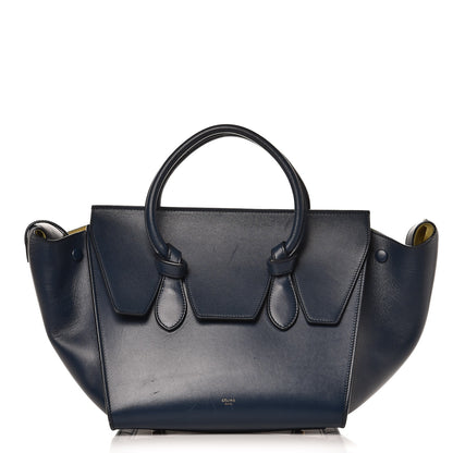 Celine Palmelato Calfskin Mini Tie Knot Tote Navy Blue 1 of 16