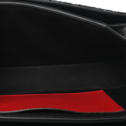 Valentino Garavani Raffia Braided Supervee Crossbody Bag Black 5 of 10