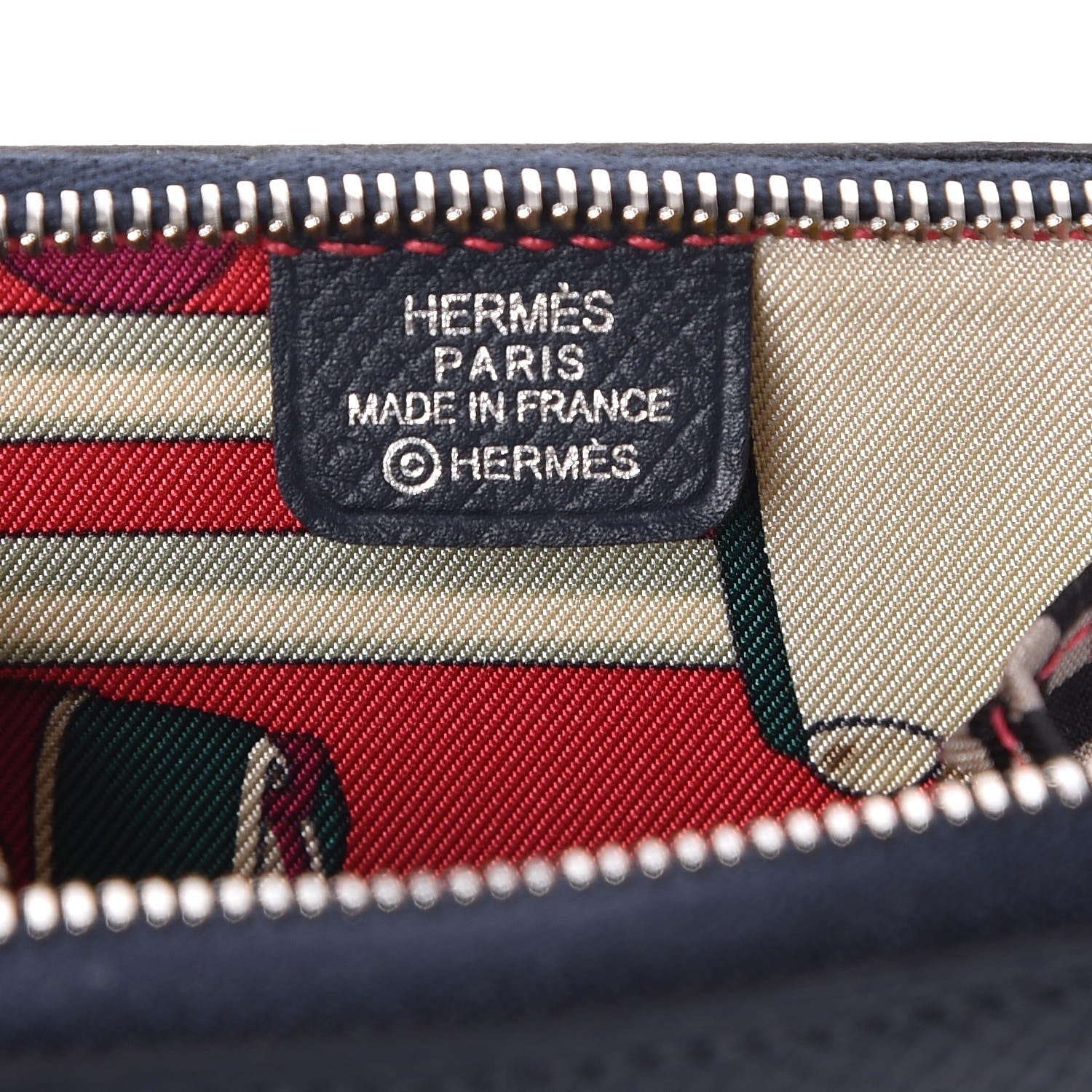 Hermes Epsom Silk'in Coin Purse Bleu Indigo 6 of 7