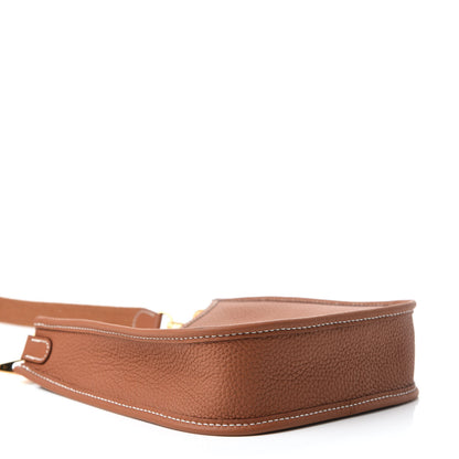 Hermes Taurillon Clemence Evelyne TPM Gold 4 of 11