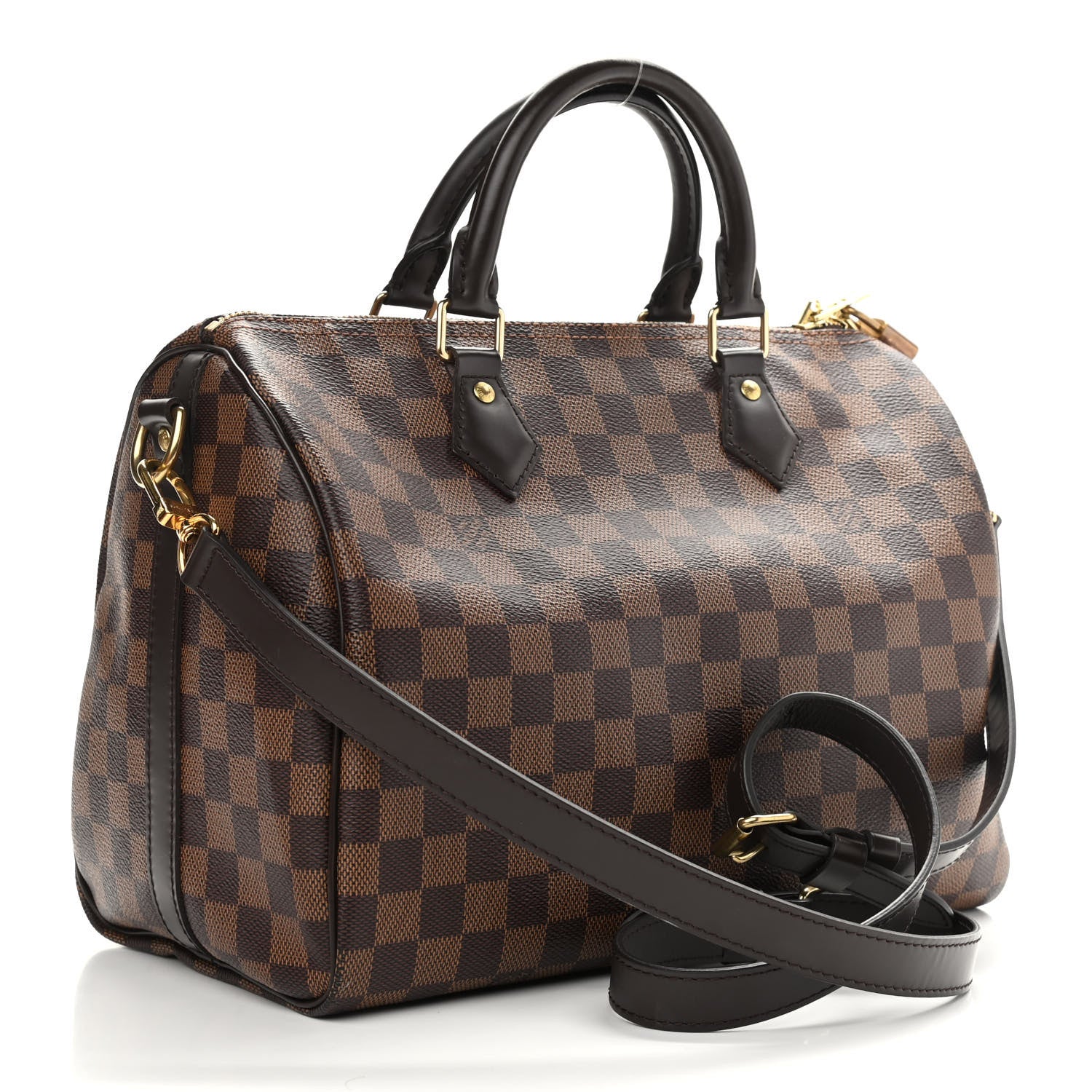 Louis Vuitton Damier Ebene Speedy Bandouliere 30 3 of 12