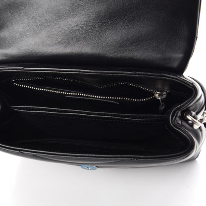 Saint Laurent Calfskin Y Quilted Monogram Toy Loulou Crossbody Bag Black 5 of 10