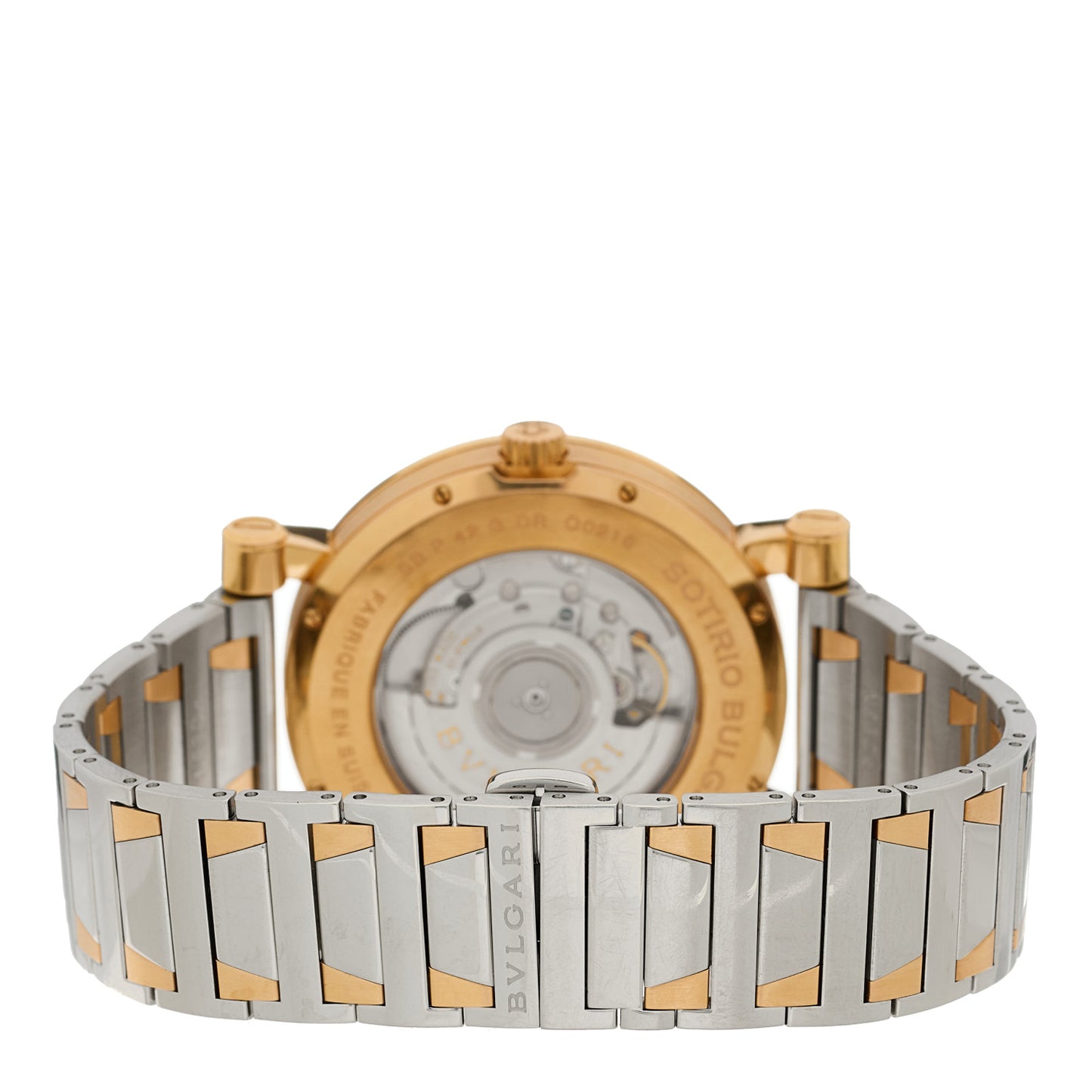 Stainless Steel 18K Rose Gold 42mm Sotirio Automatic Watch