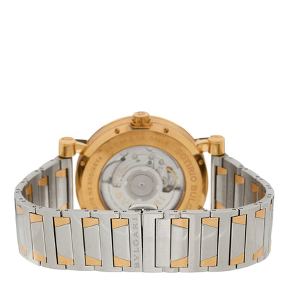 Bulgari Stainless Steel 18K Rose Gold 42mm Sotirio Automatic Watch 3 of 5