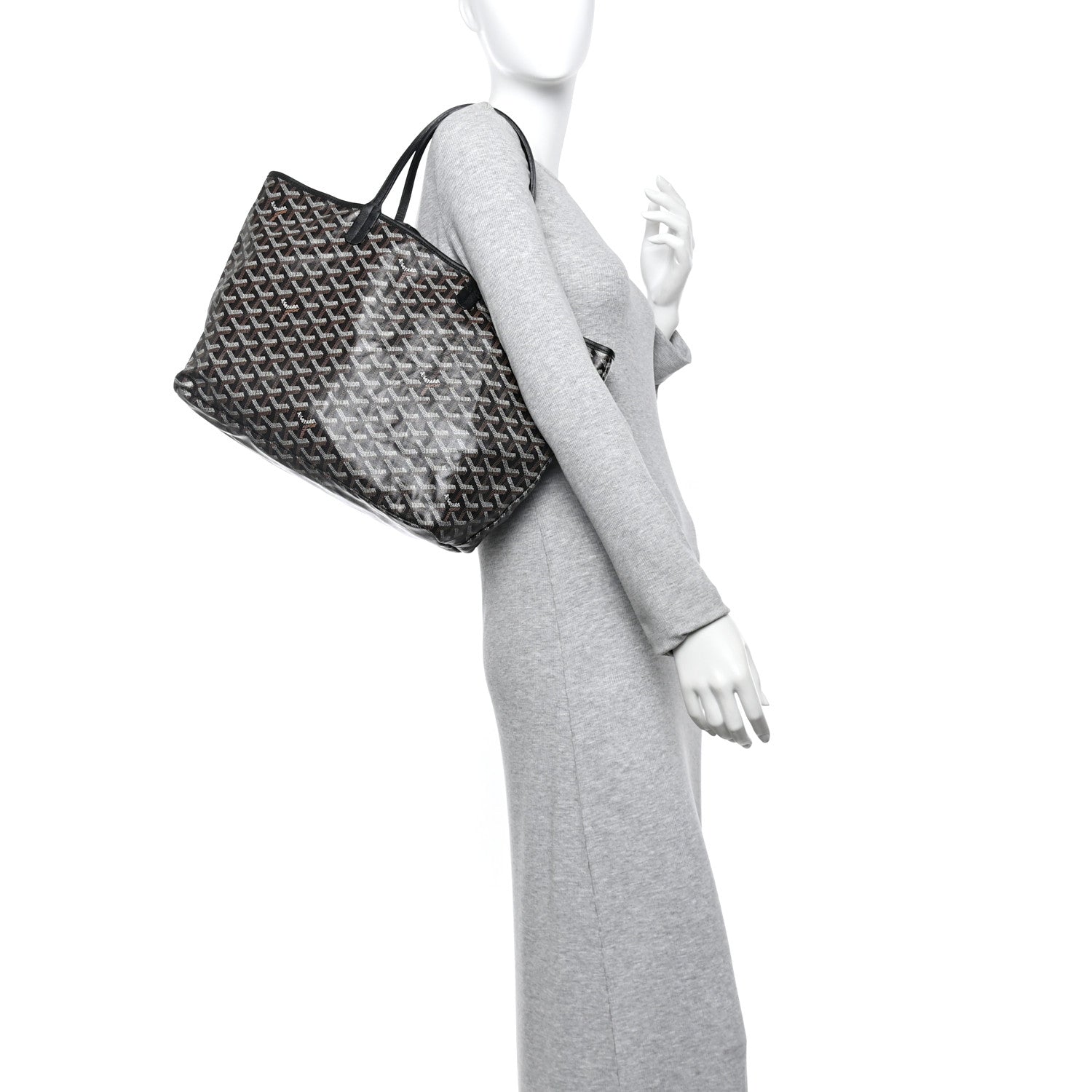 Goyard Goyardine Saint Louis PM Black 2 of 11