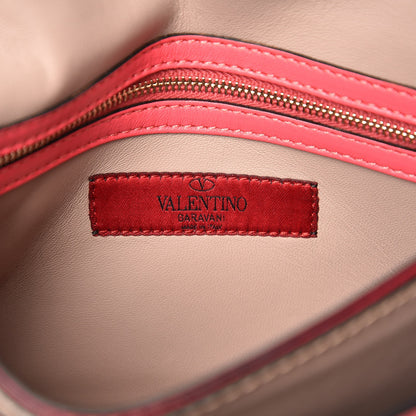 Valentino Garavani Nappa Rockstud Wristlet Clutch Deep Rose 6 of 7