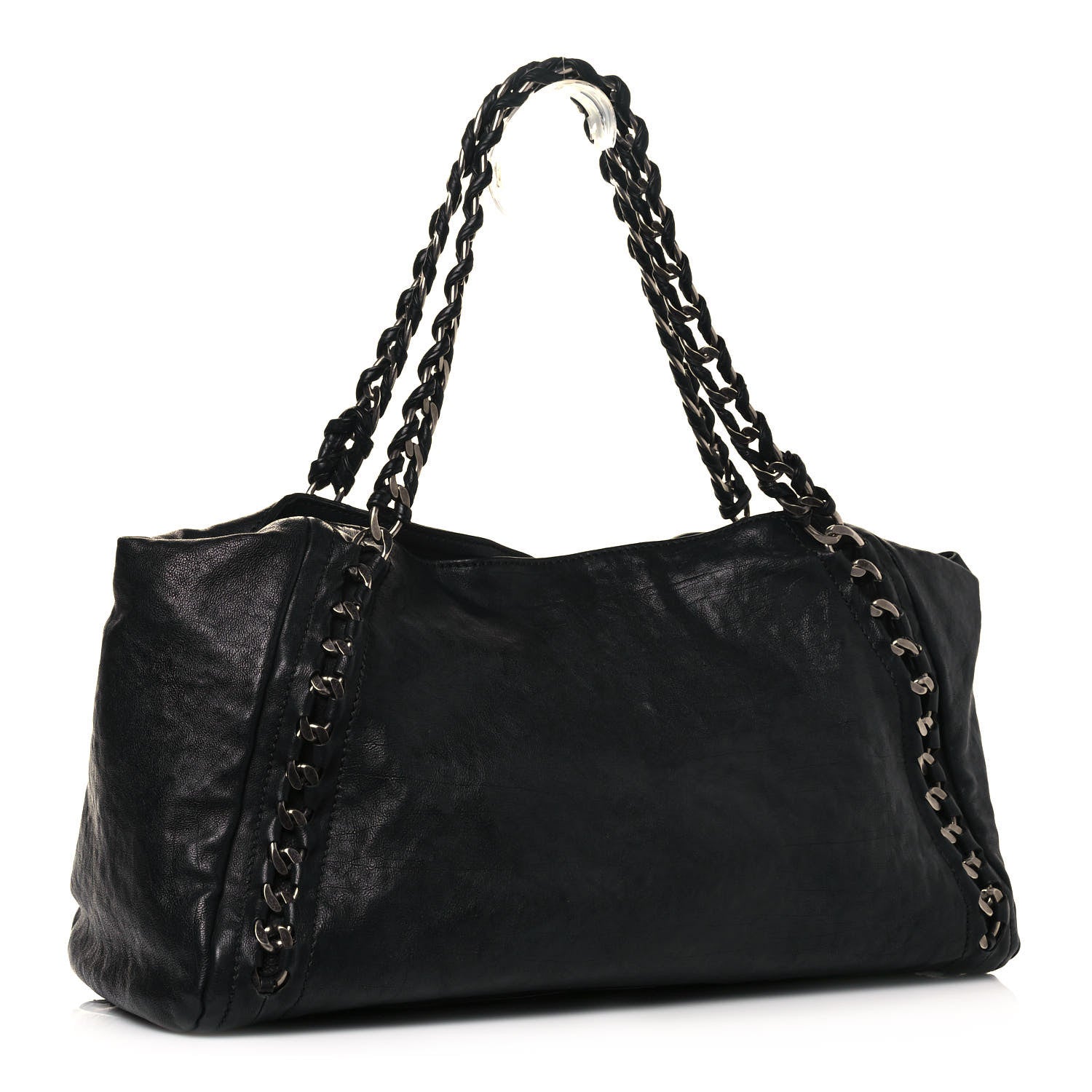 Chanel Calfskin East West Modern Chain Tote Black 5 of 26