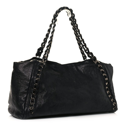 Chanel Calfskin East West Modern Chain Tote Black 5 of 26