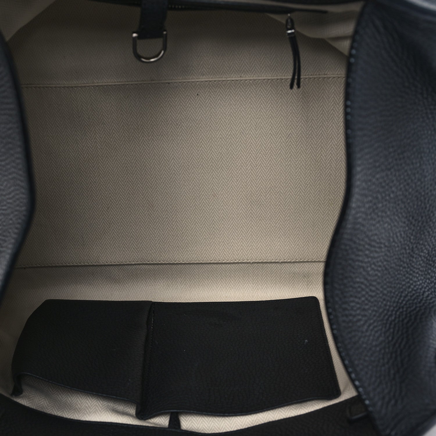 The Row Matte Grained Calfskin Soft Margaux 15 Black 5 of 12