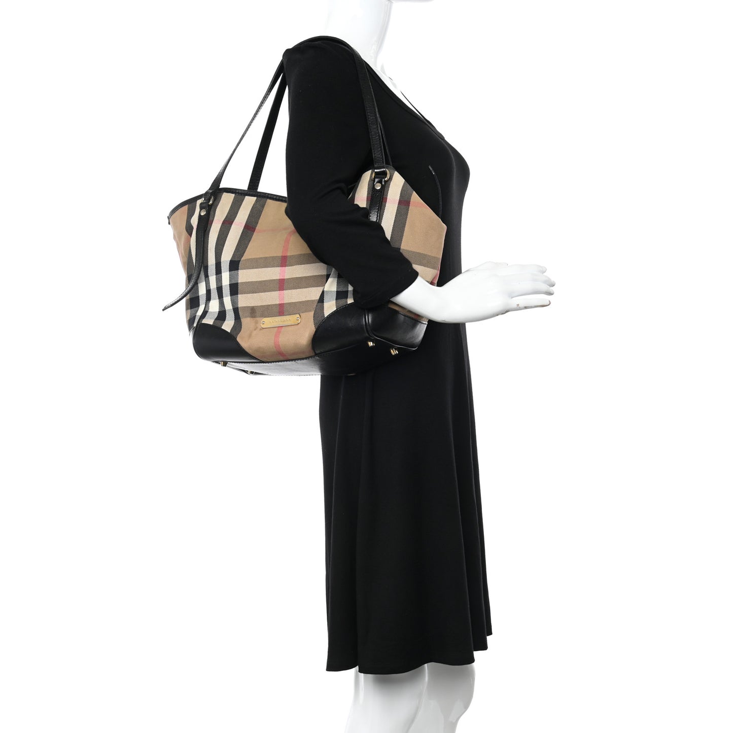 House Check Canterbury Tote Black