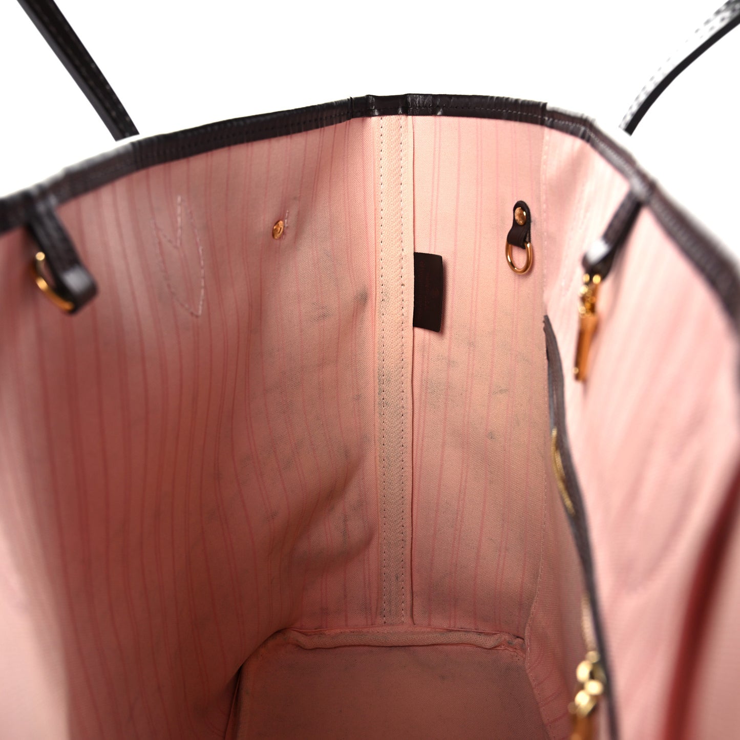 Damier Ebene Neo Neverfull MM Rose Ballerine