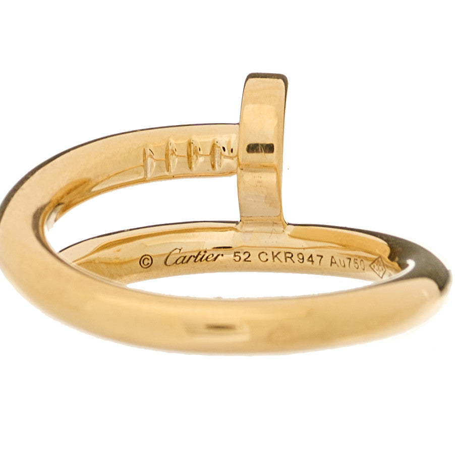 18K Yellow Gold Small Juste Un Clou Ring 52 6