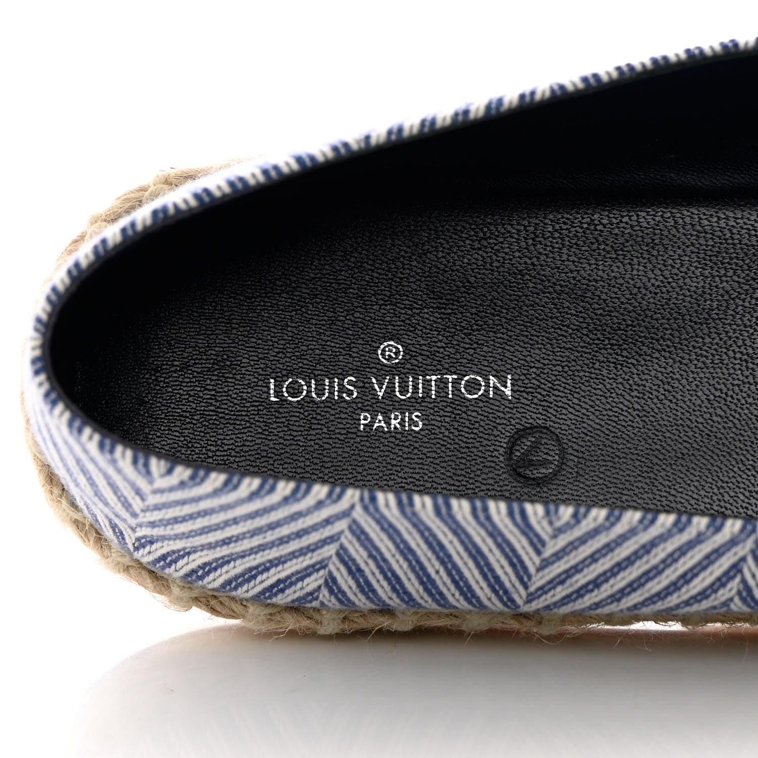 Louis Vuitton Canvas Monogram Sail Away Espadrille Flats 37.5 Marine 7 of 9
