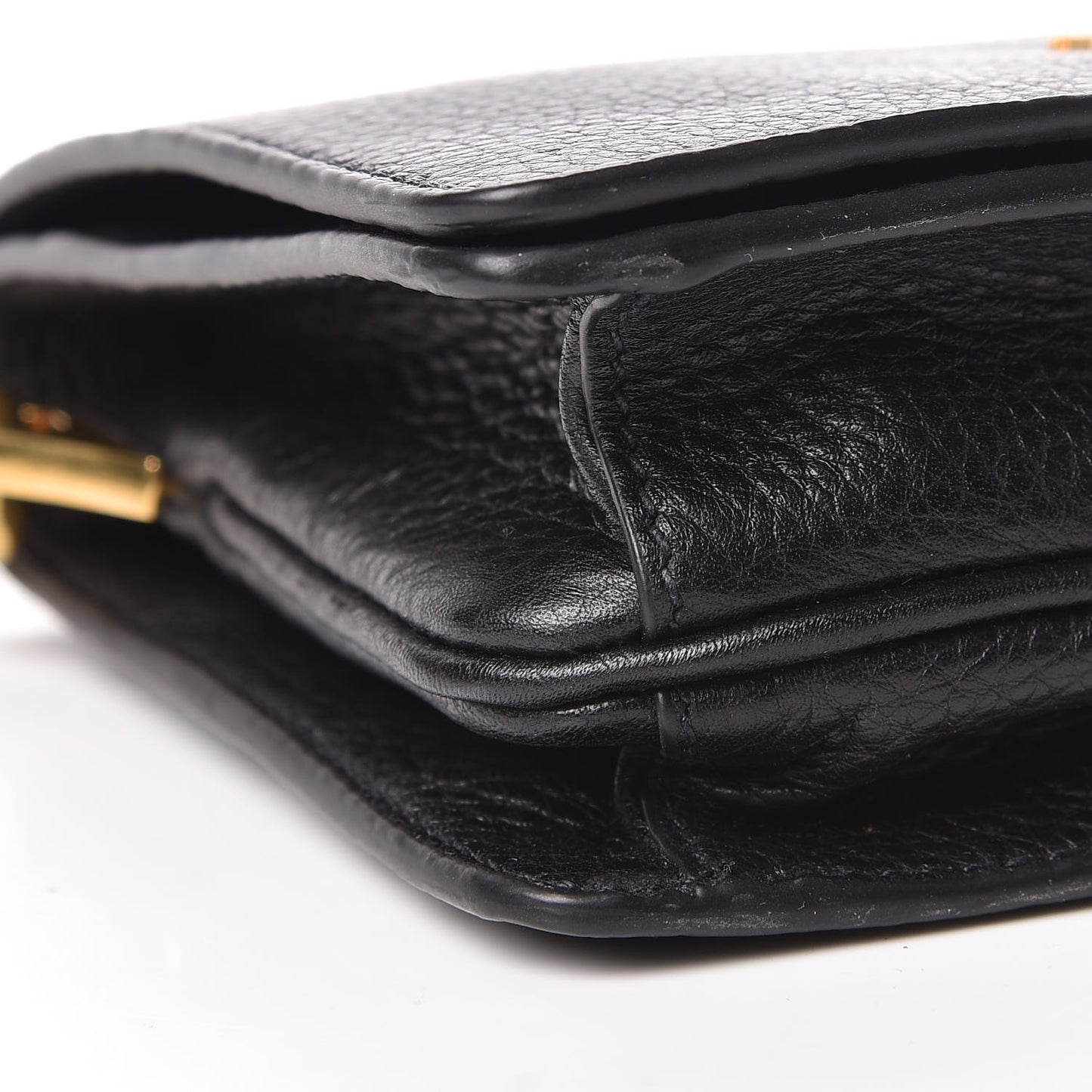 Vitello Daino Flap Crossbody Black