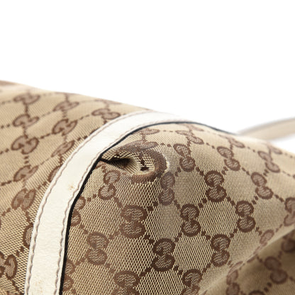 Gucci Monogram New Ladies Web Tote Off White 9 of 14