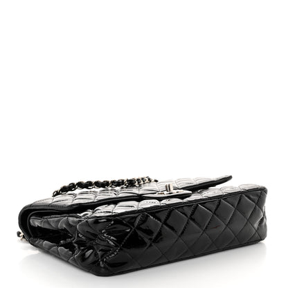 Chanel Patent Quilted Medium Double Flap Black 4 of 11