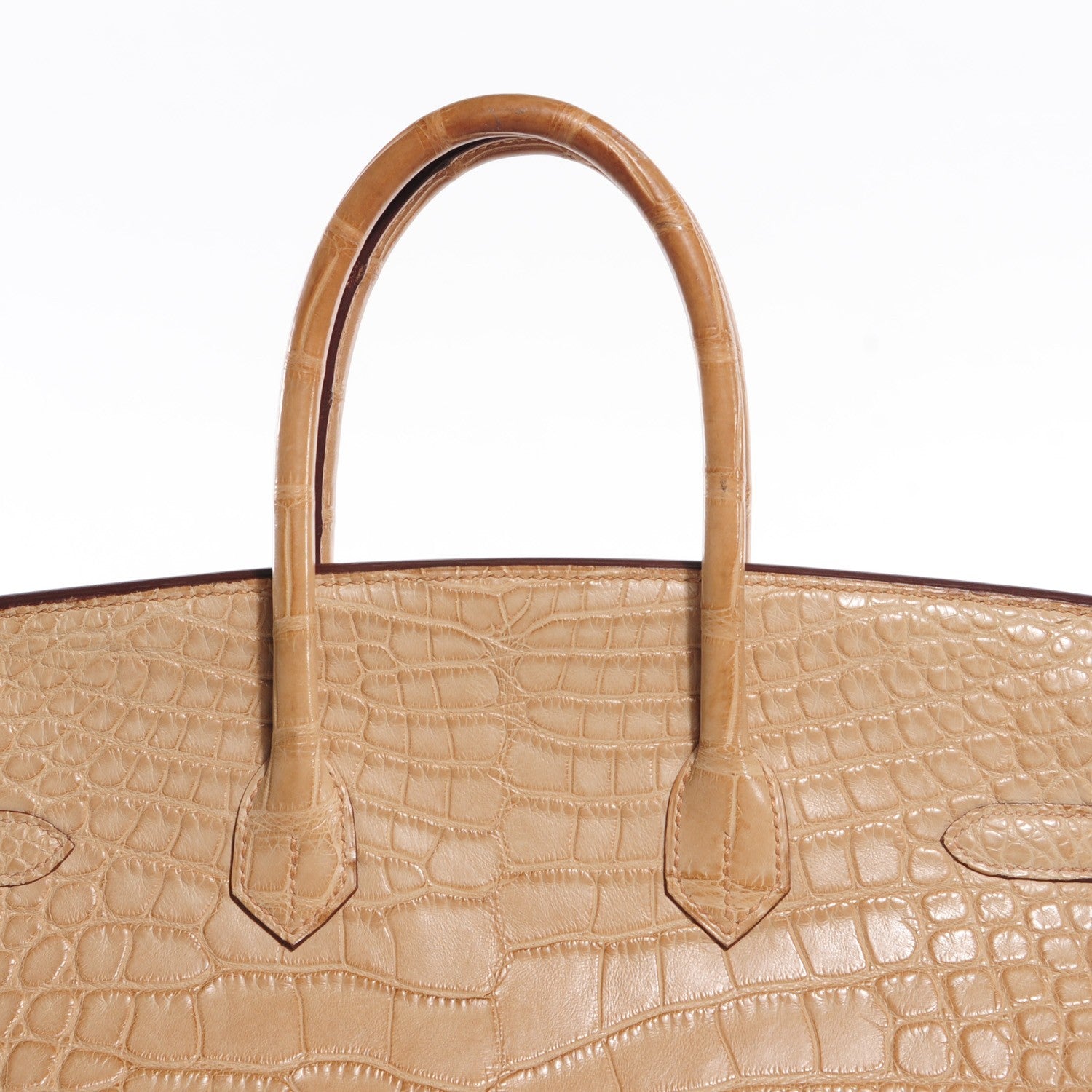 Hermes Matte Alligator Birkin 35 Poussiere 7 of 29
