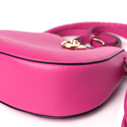 Mulberry Heavy Grain Mini Iris Hobo Pink 9 of 9