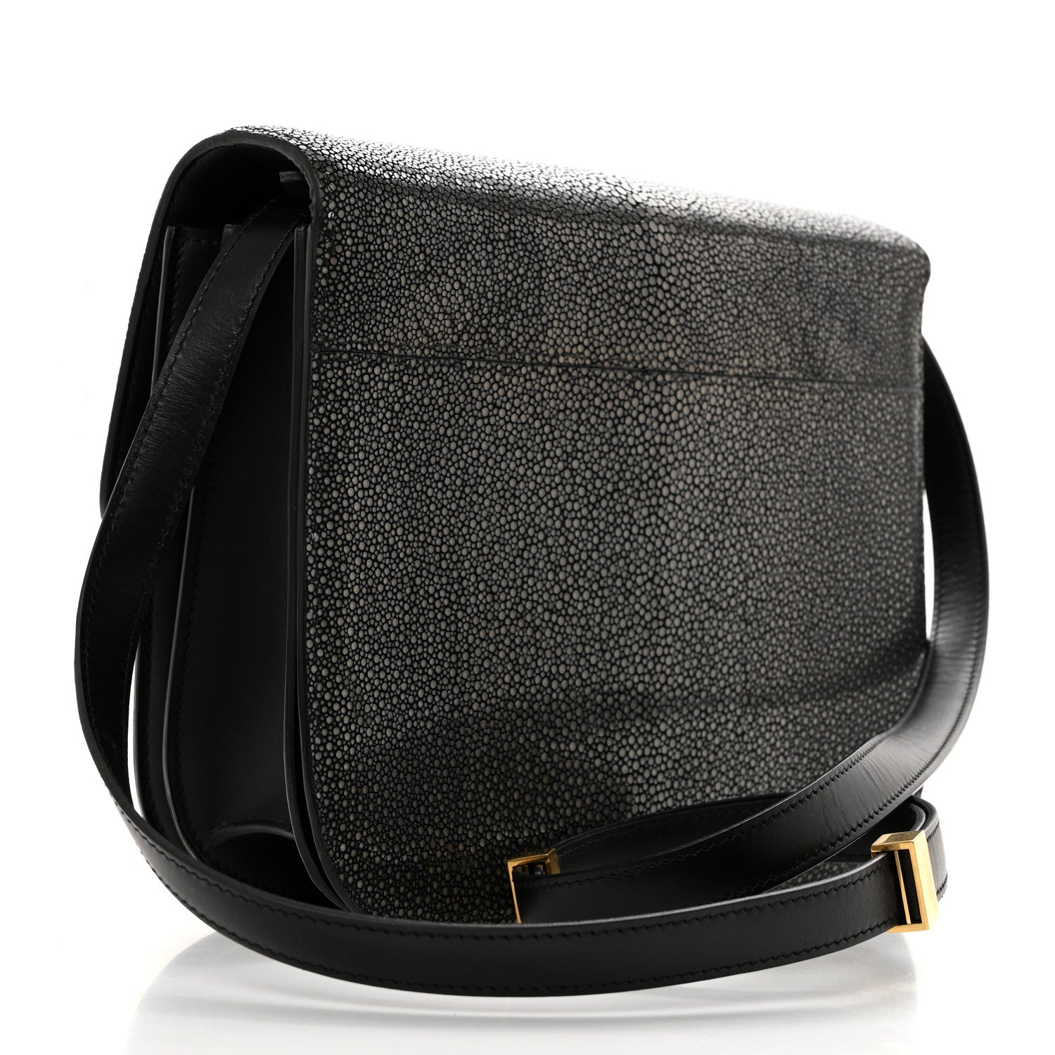 Celine Stingray Medium Classic Box Flap Bag Navy 2 of 9