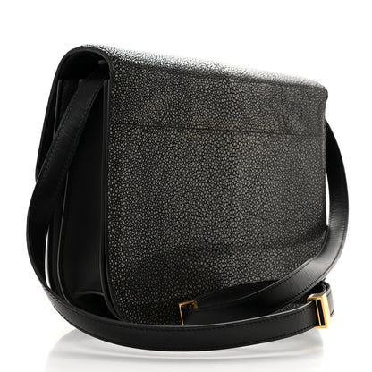 Celine Stingray Medium Classic Box Flap Bag Navy 2 of 9