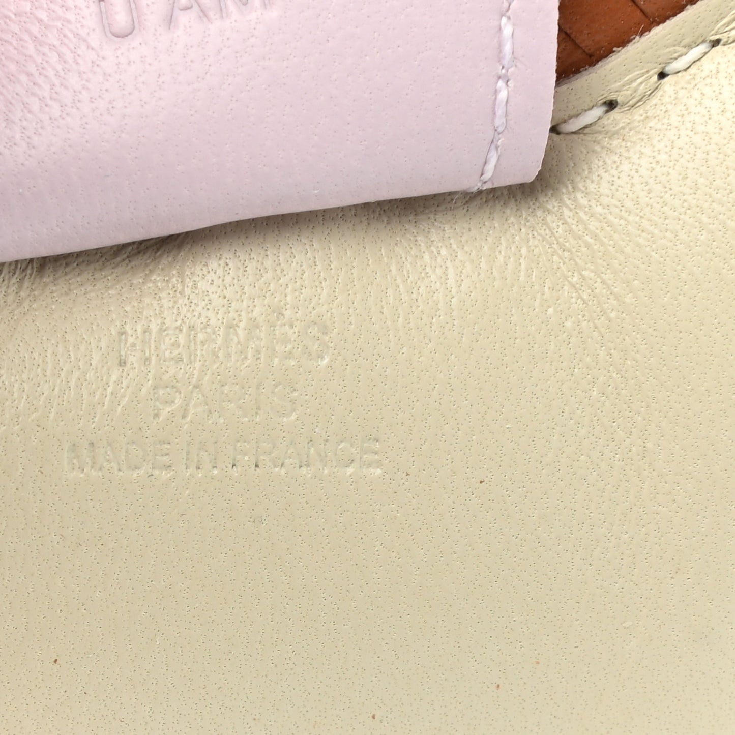 Milo Lambskin Grigri Rodeo Horse Bag Charm MM Craie Gold Mauve Pale