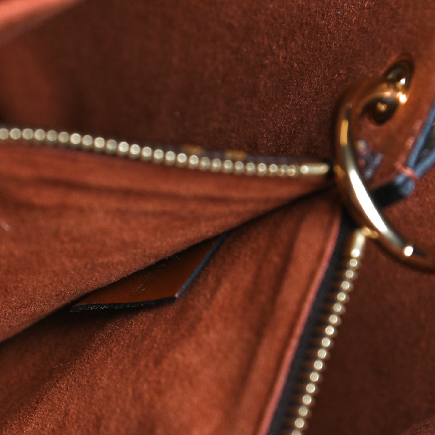 Monogram Flower Tote Caramel