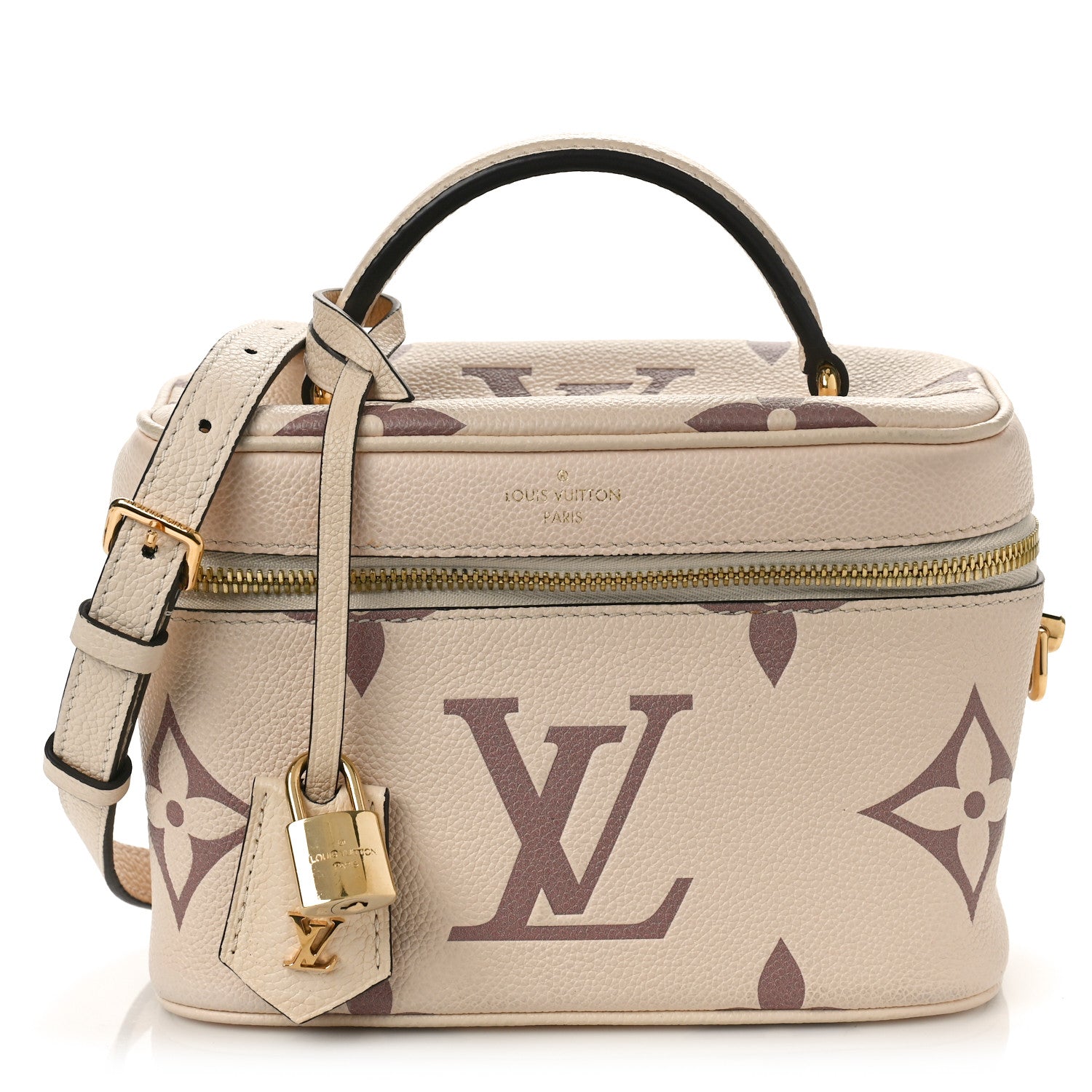 Louis Vuitton Empreinte Monogram Giant Vanity PM Creme Bois de Rose 1 of 8