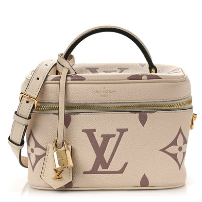 Louis Vuitton Empreinte Monogram Giant Vanity PM Creme Bois de Rose 1 of 8