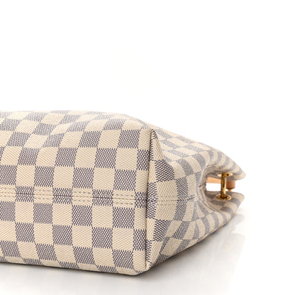 Louis Vuitton Damier Azur Graceful PM Rose Ballerine 9 of 11