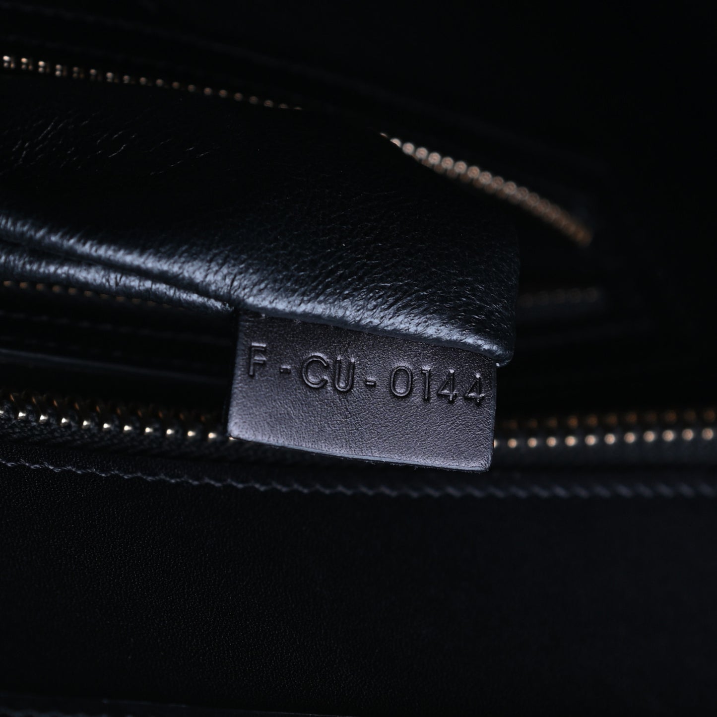 Satin Calfskin Suede Mini Tri-Color Luggage Seashell