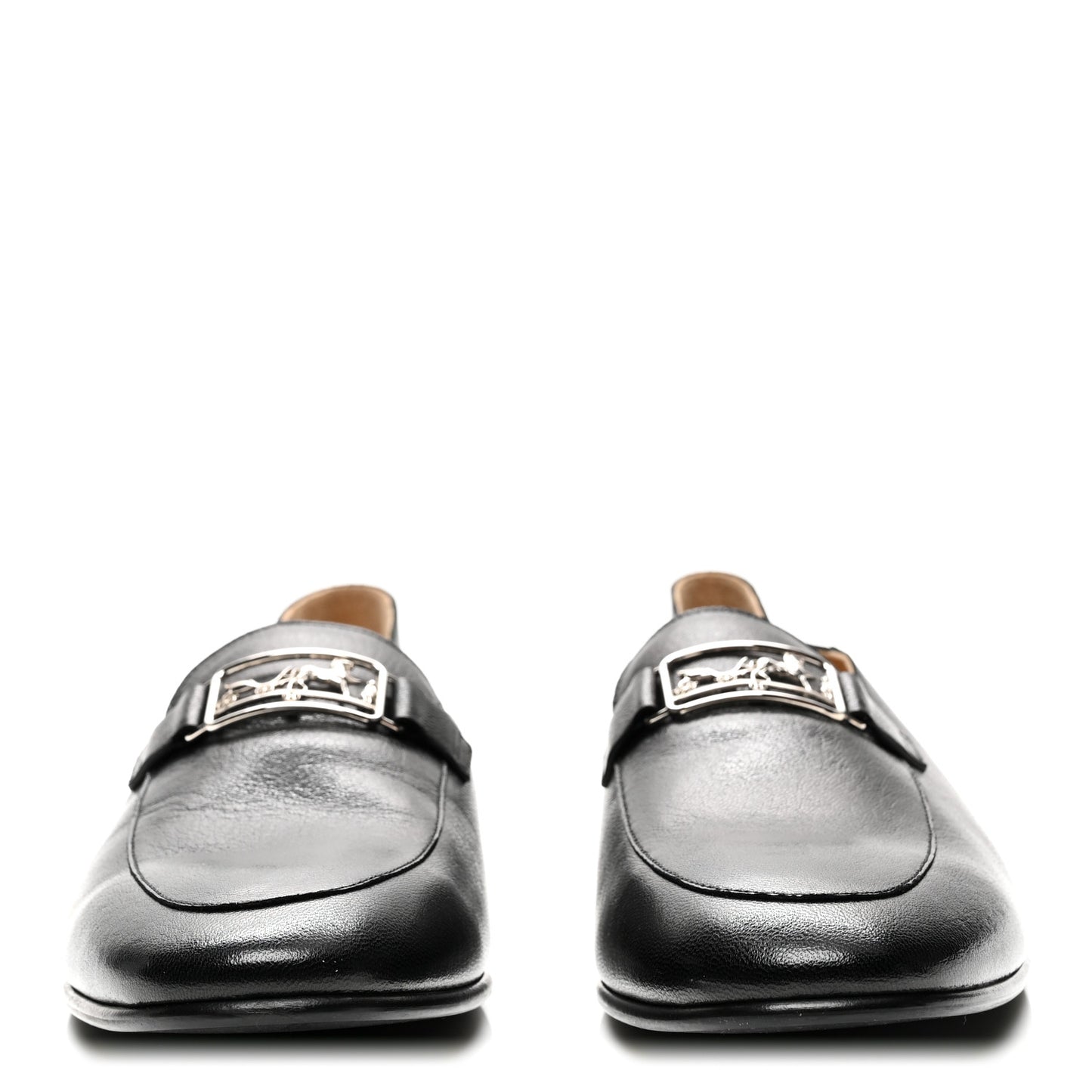 Goatskin Mens Tenor Mocassin Loafers 43 Black