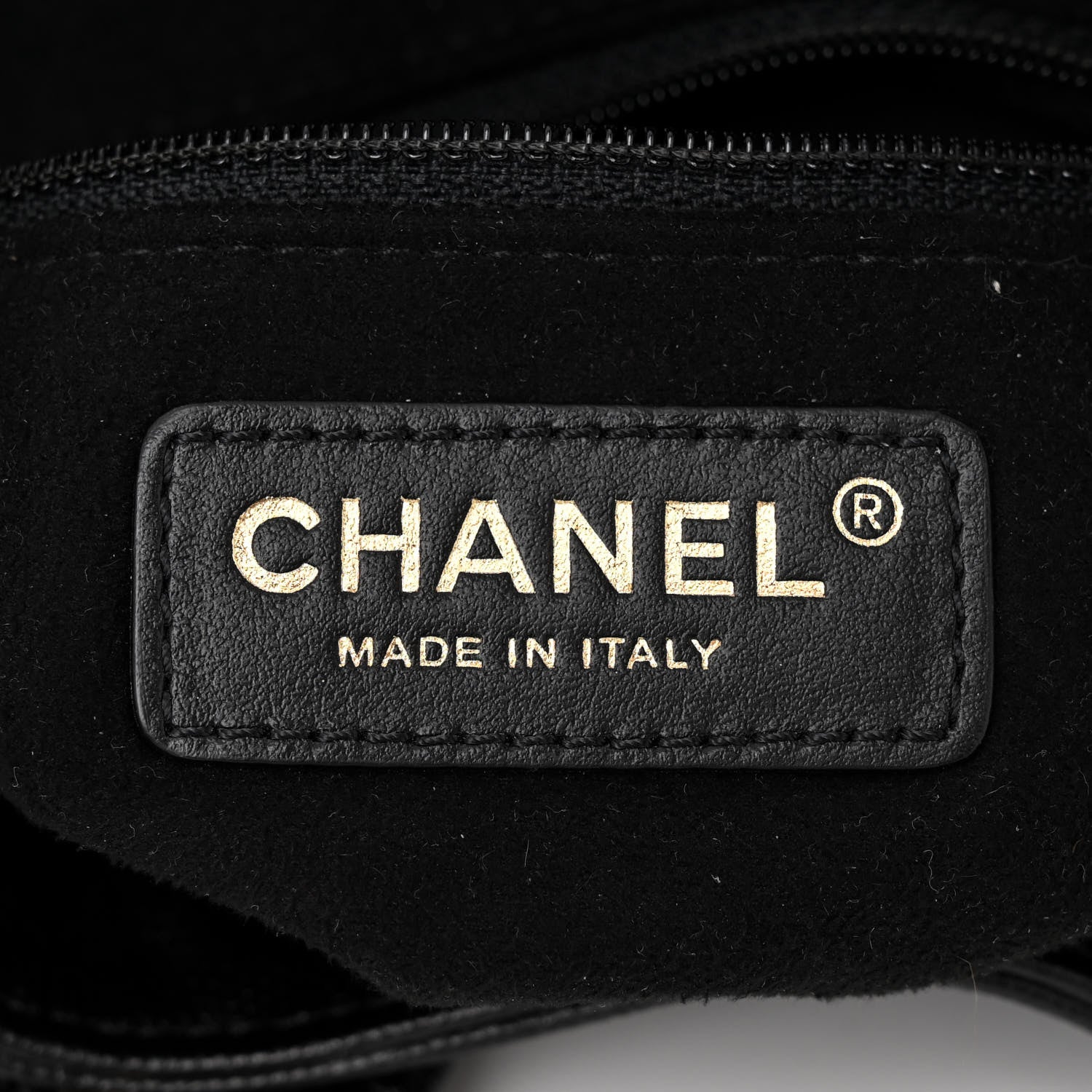 Chanel Caviar Deauville Drawstring Bucket Bag Black 6 of 10