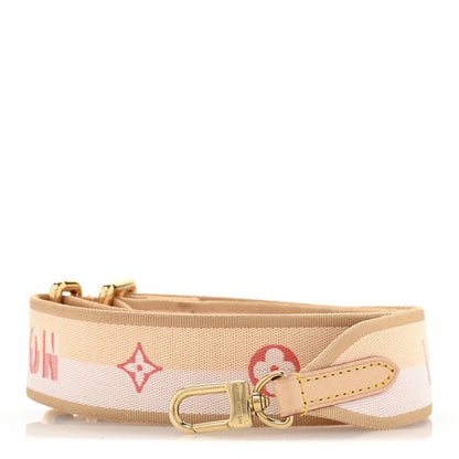Louis Vuitton Jacquard Speedy Bandouliere 20 Shoulder Strap Pink Orange 1 of 7