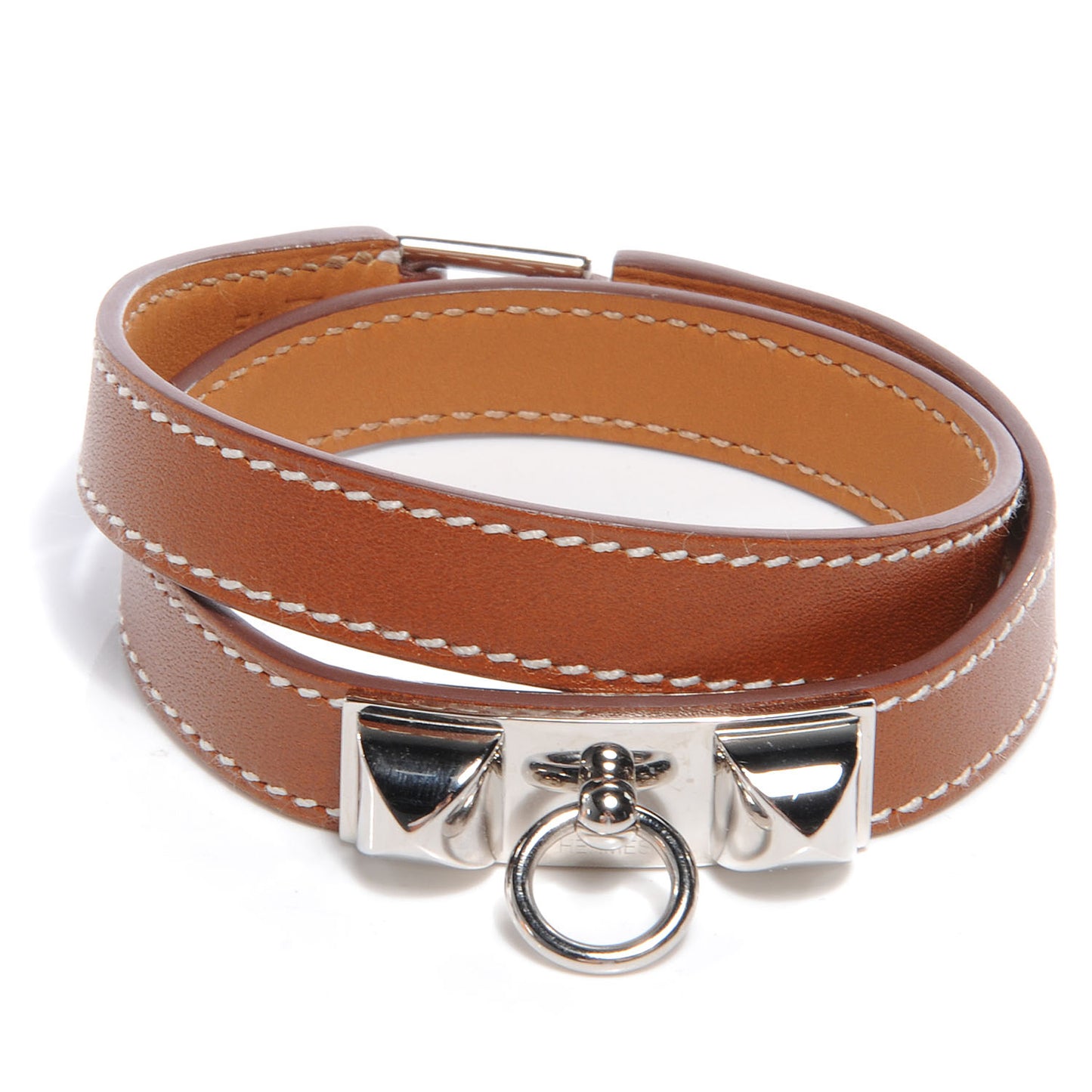 Chamonix Rivale Double Tour Bracelet Large Fauve