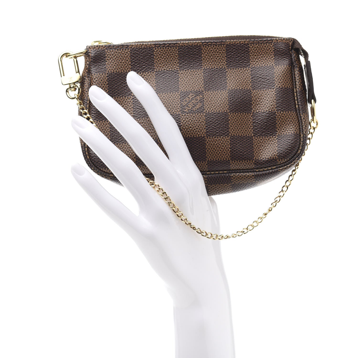Louis Vuitton Damier Ebene Mini Pochette Accessories 2 of 7