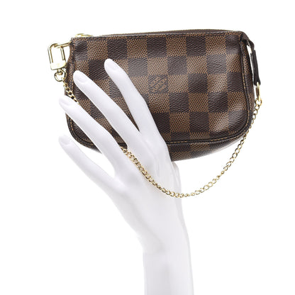 Louis Vuitton Damier Ebene Mini Pochette Accessories 2 of 7