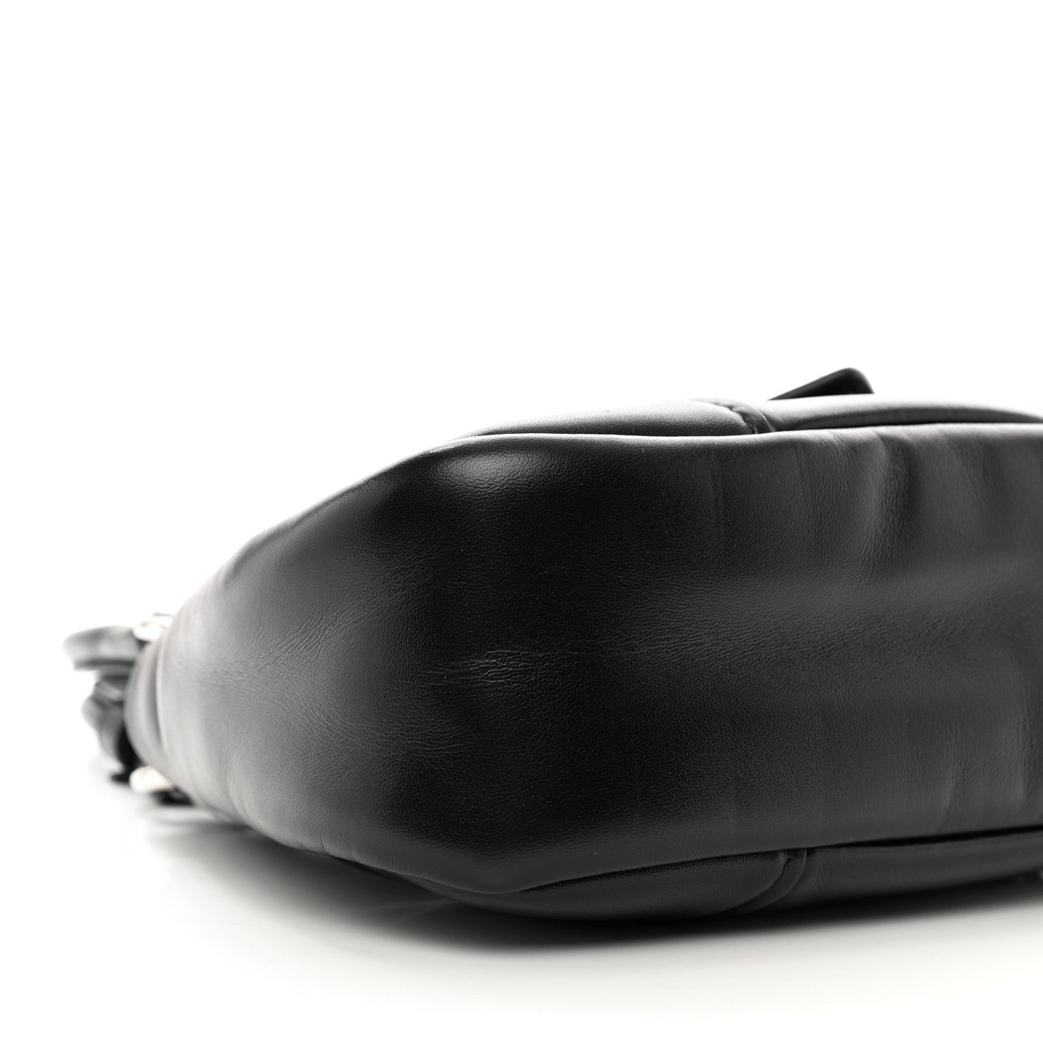 Prada Nappa Soft Padded Re-Edition 2002 Moon Bag Black 8 of 9