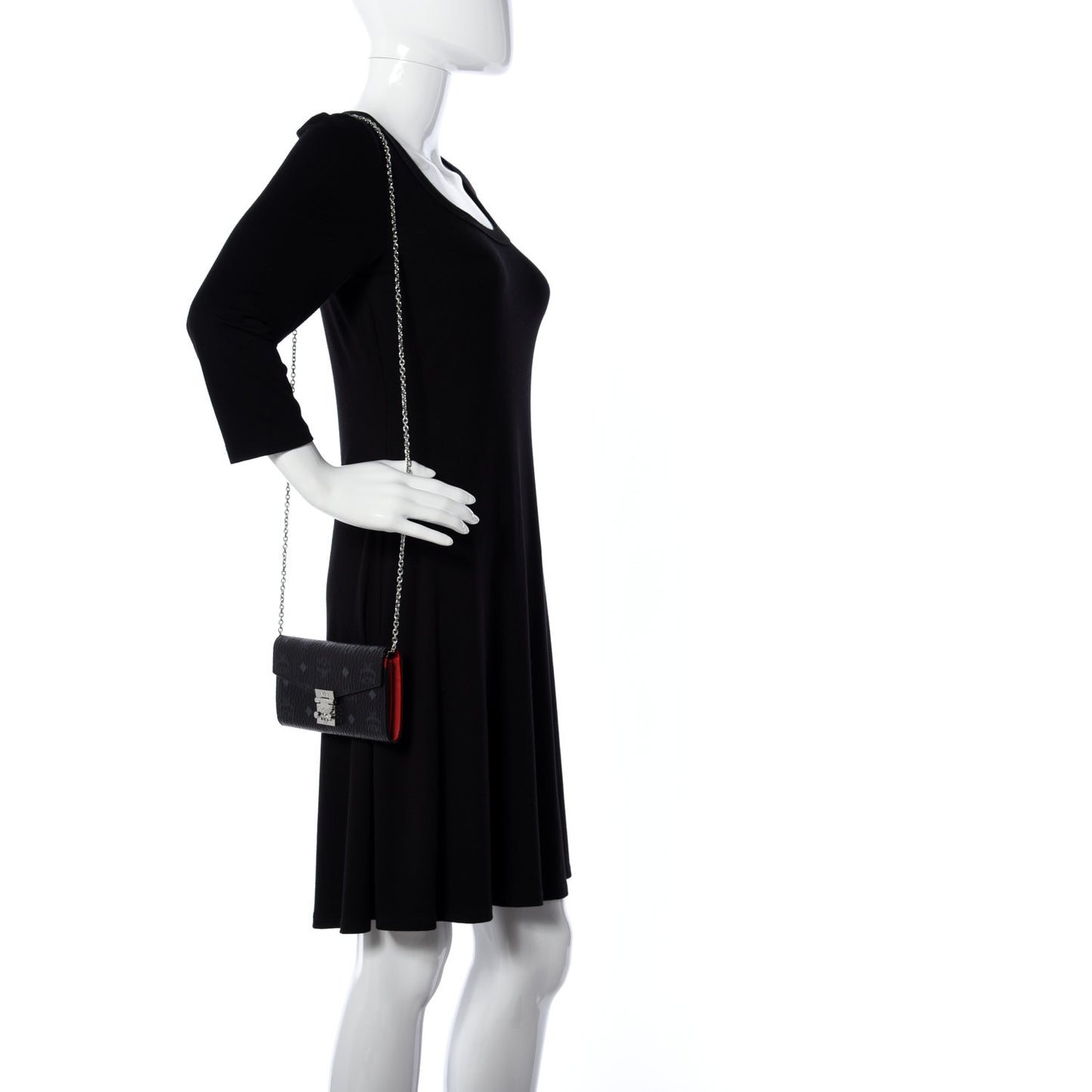 Visetos Patricia Continental Crossbody Wallet Black