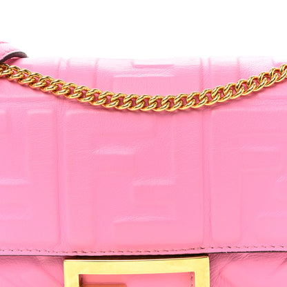 Fendi Nappa FF 1974 Embossed Mini Baguette Lollypop 8 of 13