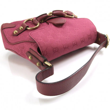 Gucci Monogram Horsebit Flap Bag Fuschia 6 of 10