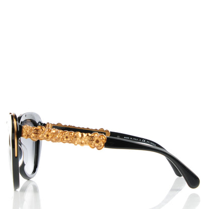 Chanel Bijou Cat Eye Sunglasses 5354-A Black 2 of 9