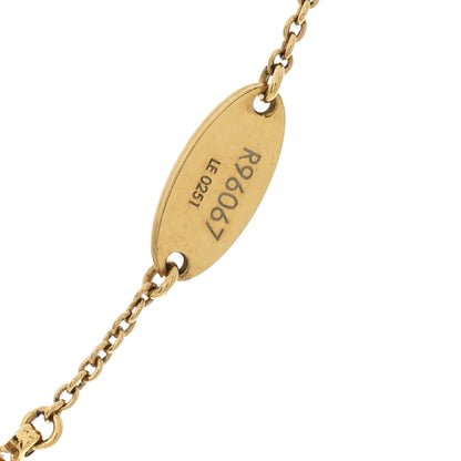 Louis Vuitton Metal Louisette Necklace Gold 7 of 7