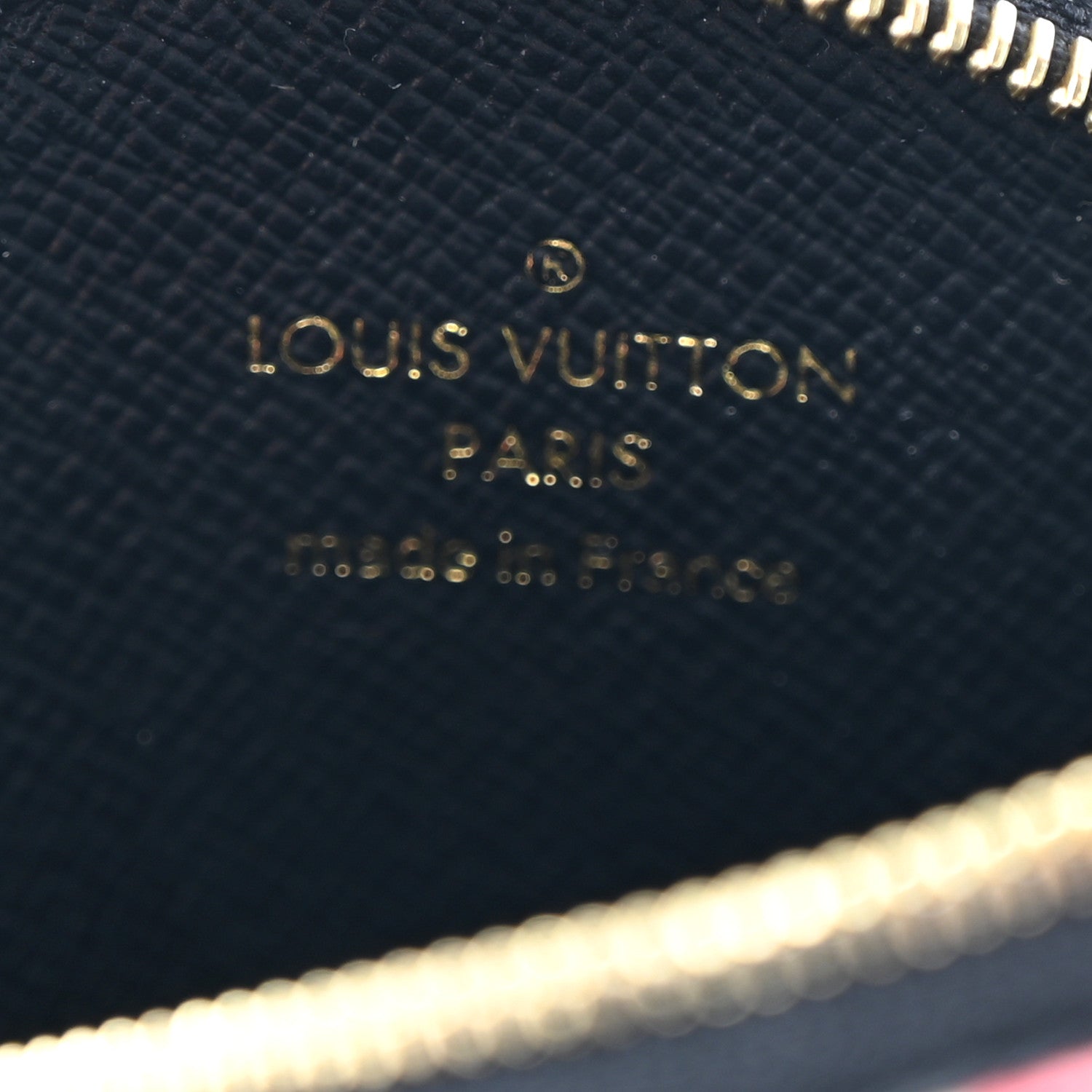 Louis Vuitton Monogram Giant Crafty Round Coin Purse Creme Rouge 6 of 9